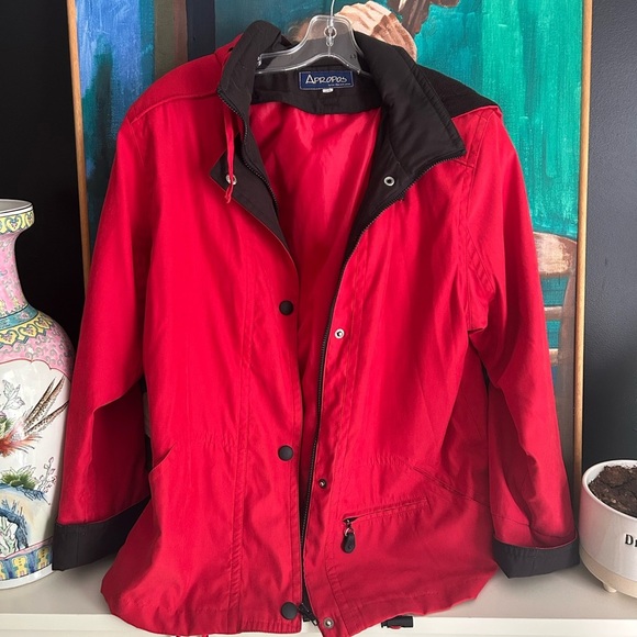 Y2K Apropos Red and Black Jacket XS - Picture 2 of 16